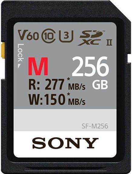 Sony SDXC Professional Geheugenkaart 256GB Class 10 UHS-II