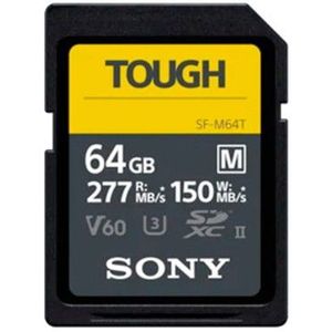 Sony SDXC 64GB Class 10 UHS-II U3 V60 TOUGH R277 W150 MB/s