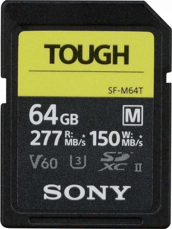 Sony SDXC M Tough Series 64GB - UHS-II Class 10 U3 V60