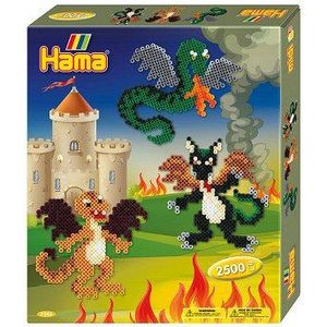 Hama Set Strijkkralen 2500 Kralen Dragons - 3245