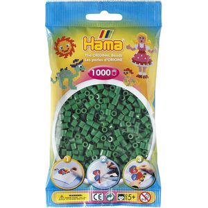 Hama Strijkkralen - Groen, (010) 1000st.