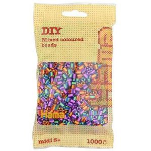 1000 Midi B&#252;gelperlen - Mix 92 gestreift
