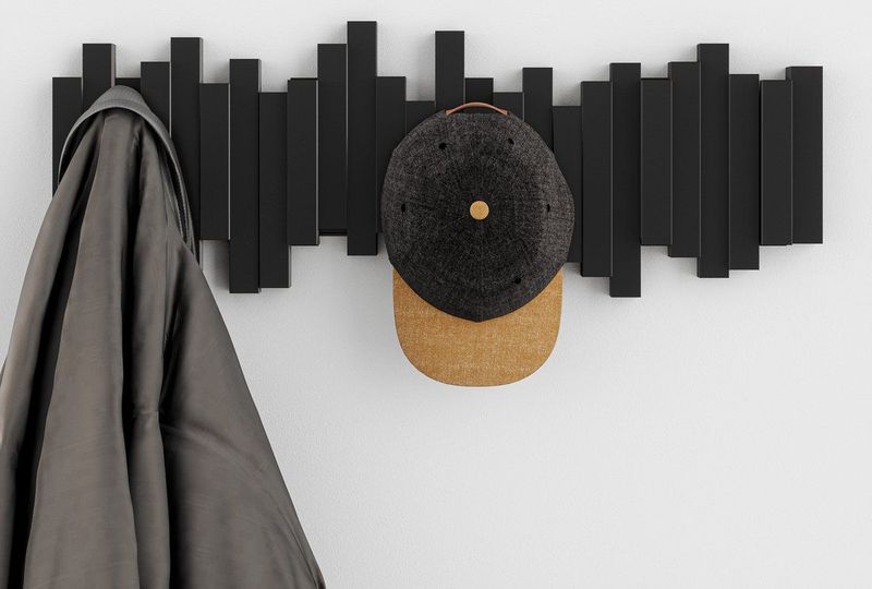 Umbra - Sticks - Handdoekhaak - Zwart - Kunststof