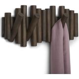 Umbra - Picket - Handdoekhaak - Verouderd Walnoot - Dennenhout