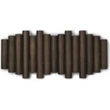 Umbra - Picket - Handdoekhaak - Verouderd Walnoot - Dennenhout