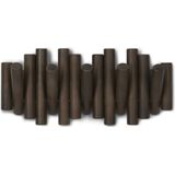 Umbra - Picket - Handdoekhaak - Verouderd Walnoot - Dennenhout