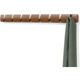 Umbra - Flip - Handdoekhaak - Light Walnoot/Warm Goud - Essen Hout