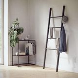 Umbra - Leana - Handdoekladder - Zwart - Hout - 51x152x4cm