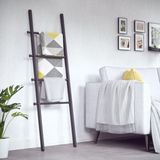 Umbra - Leana - Handdoekladder - Zwart - Hout - 51x152x4cm