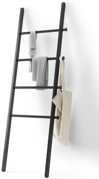 Umbra - Leana - Handdoekladder - Zwart - Hout - 51x152x4cm
