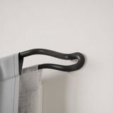 Umbra - Midnight - Dubbele Stang - Uittrekbaar van 107 tot 305 cm - Voor Verduisteringsgordijnen - D19 mm