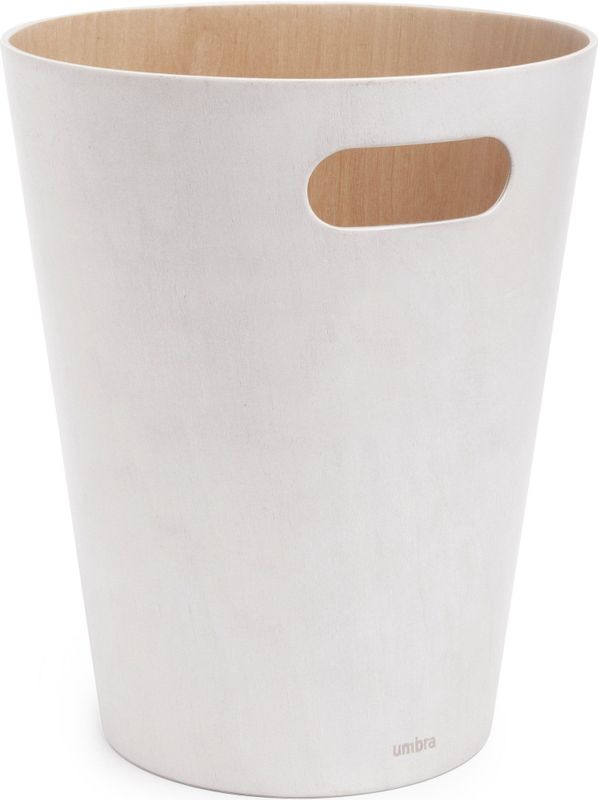 Umbra - Woodrow - Vuilnisbak - Wit/Naturel - Multiplex