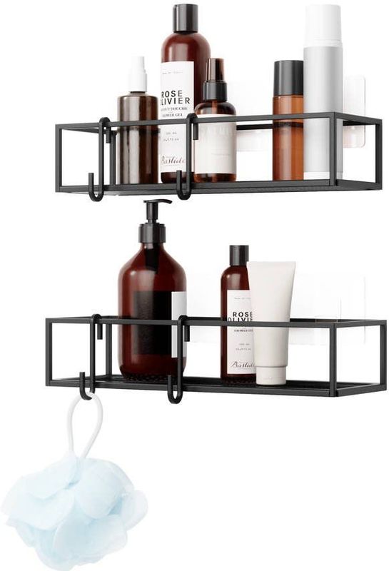 UMBRA - Cubiko - Doucherek - Set van 2 - 32x12x6 cm - Roestvrij Metaal