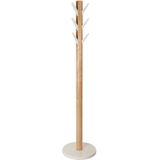 Umbra - Flapper - Kapstok - Wit/Natuurlijk - Rubberhout