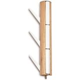 Umbra - Flapper - Kapstok - Wit/Natuurlijk - Rubberhout