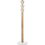 Umbra - Flapper - Kapstok - Wit/Natuurlijk - Rubberhout