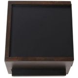 Umbra - Stowit - Opbergbox - Zwart/Walnoot - Rubberhout