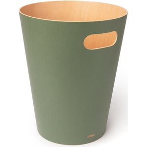Umbra - Woodrow - Afvalbak - Groen - Hout - 7.5 Liter