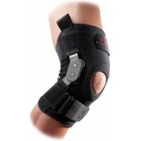 Mcdavid kniebrace met scharnier in de kleur zwart.