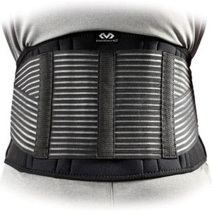 McDavid - 493R BACK SUPP - Rugbrace - Zwart - Compressie en Ondersteuning