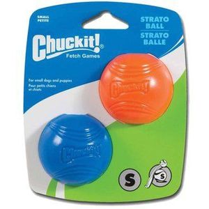 Chuckit! Strato Ball - Hondenspeeltje - Hondenbal - Chuckit bal - Rubber - 2 stuks - ø 5 cm - Small