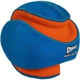 Chuckit! Giggle Kick Fetch - Hondenspeelgoed - Hondenbal - Stevig hondenspeeltje - Blauw/Oranje - Ø14 cm
