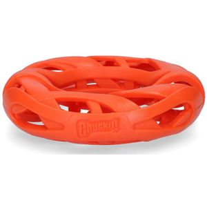 Chuckit! Breathe Right Fetch Wheel - Hondenspeelgoed - Hondenspeeltje - Frisbee - Kunststof - Oranje - Ø18 cm