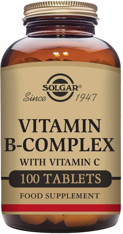 Solgar Vitamine B-complex met Vitamine C Tabletten