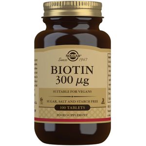 Solgar Biotine 300mcg (100 tabletten)