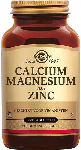 Solgar - Calcium Magnesium Zink - Voedingssupplement - 100 Tabletten