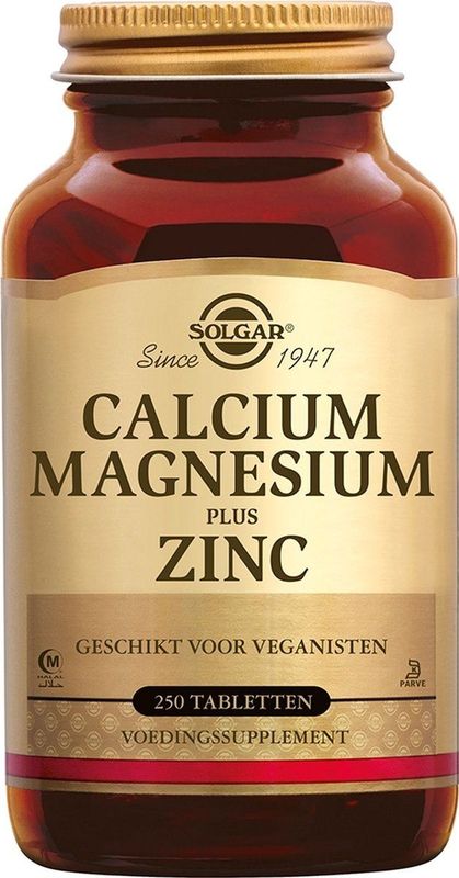Solgar - Calcium Magnesium Plus Zink - 250 Tabletten