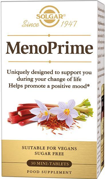 Solgar - MenoPrime - Menopauze voor Vrouwen - 30 Tabletten