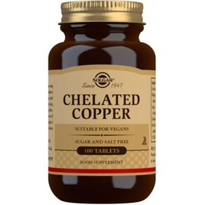 Solgar Chelated Copper (Koper) (100 tabletten)