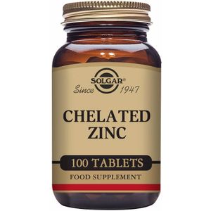 Solgar - Gecheleerde Zink - 100 Tabletten