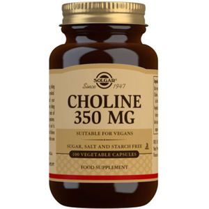 Solgar - Choline 350 mg - 100 Plantaardige Capsules