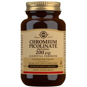 Solgar Chromium (Chroom) Picolinate 200 mcg Capsules