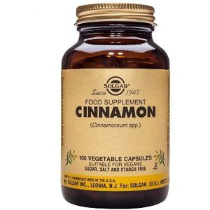 Solgar - Kaneel - 100 Vegetarische Capsules - Antioxidanten