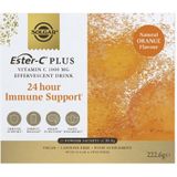 Ester-C Plus - Effervescent Drink - 1000 mg - Sinaasappel Smaak - Met B-vitaminen en Zink