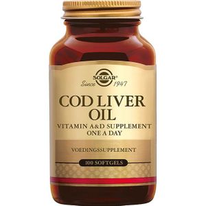 Solgar - Levertraan - 100 Softgels - Vitamine A & D