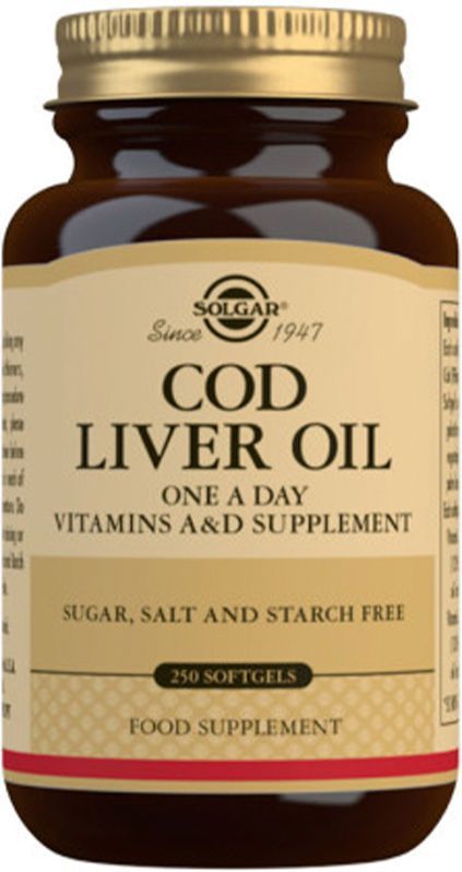 Solgar Cod Liver Oil (Levertraan) Softgels