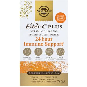 Solgar - Ester-C Plus - Bruisend - 7 x Zakjes - Ondersteuning Voor Immuniteit