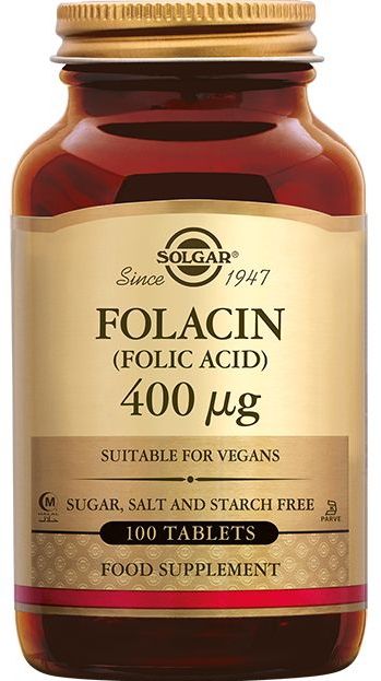 Solgar - Foliumzuur - 666 mcg DFE - 100 Tabletten