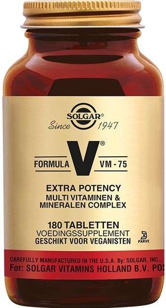 Solgar - Formula VM-75 - Multivitaminen - 180 Tabletten