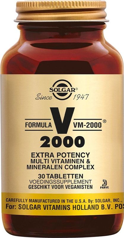 Solgar - VM-2000® - Multivitamine Tabletten - 30 Stuks