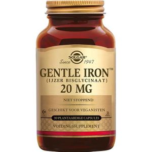 Solgar - Gentle Iron - 20 mg - 90 Plantaardige Capsules