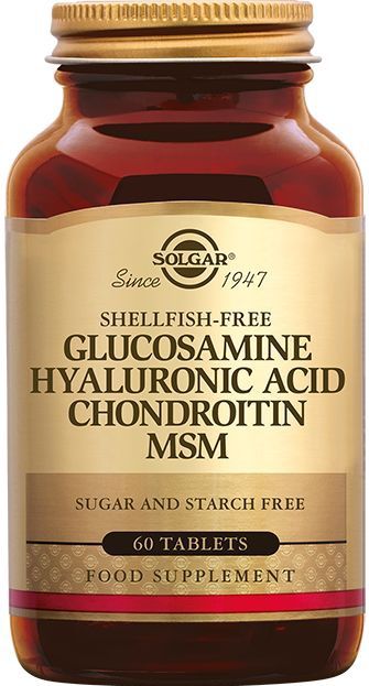 Solgar Glucosamine Hyaluronzuur Chondroitine MSM Tabletten