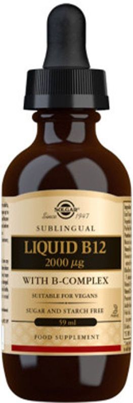 Solgar - Vloeibare Vitamine B-12 - 2000 mcg - 59 ml