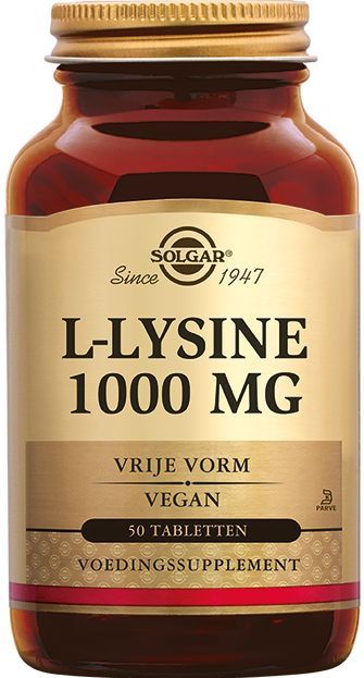Solgar - L-Lysine - 1000 mg - 50 Tabletten