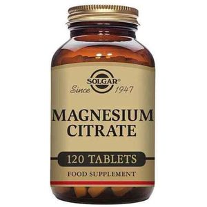 Solgar Magnesium Citraat - 120 Tabletten - Hoog Gehalte Magnesium