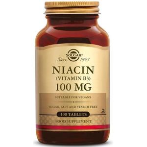 Solgar Niacine ( Vitamine B3 ) 100 mg - 100 tabletten